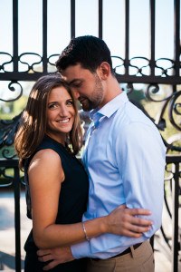 conservatory garden engagement photos