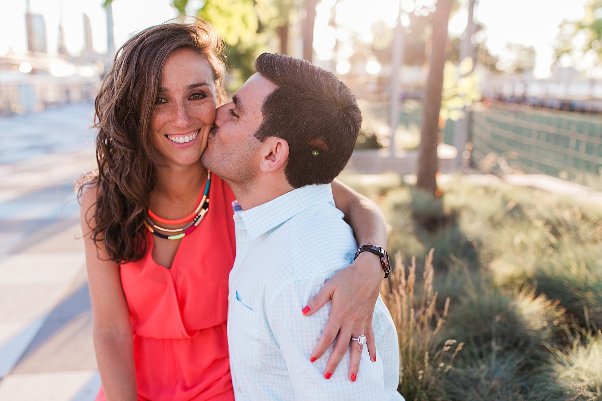 A West Village Engagement Session With Hudson River Views